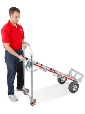 Magliner® Gemini XL XLSP 2-in-1 Convertible Hand Truck with Deck - Pneumatic Wheels