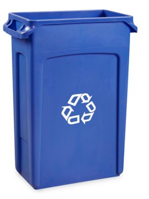 Rubbermaid® Slim Jim® Waste Container-15 7/8 Gal,Dk.Blue