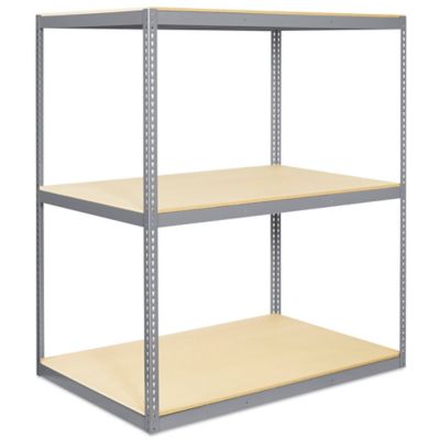 Wide Span Storage Rack - Particle Board, 72 x 48 x 84 H-1389 - Uline