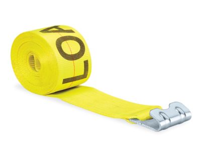 LiftAll&reg; Flat Hook Winch Strap - 4" x 27', 15,000 lb Capacity H-1416