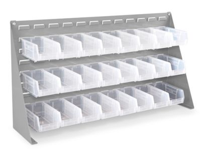 3 Shelf Benchrack w/Bins,12in x 36in x 26 1/2in QPRHA-202