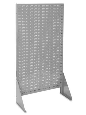 Support de rangement sur pied à une face pour bacs – 36 x 66 po