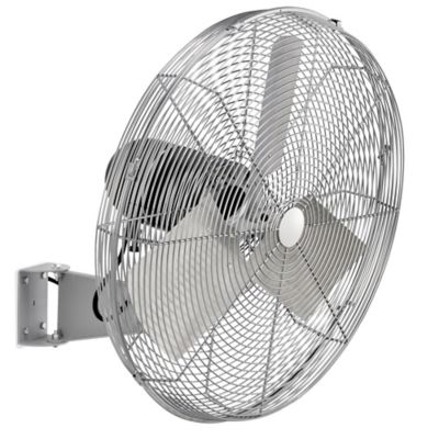 Industrial Wall Mount Fan - Oscillating, 24" H-1456