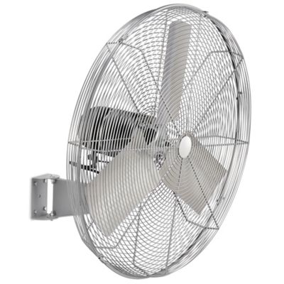 Ventilador de pared de 20 pulgadas con ventilador oscilante de 120°,  ventilador de pared con 3 velocidades, ventilador industrial con 7000 CFM