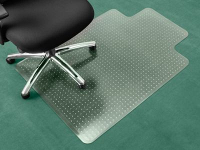 Carpet Chair Mat - No Lip, 45 x 53, Clear - ULINE - H-2044