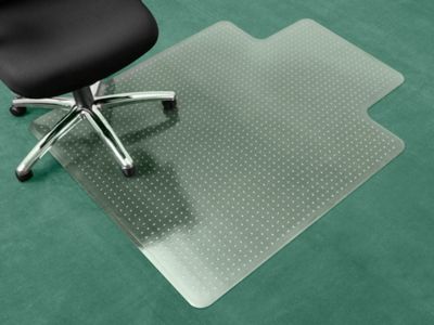 Carpet Chair Mat - No Lip, 60 x 96, Clear - ULINE - H-2338