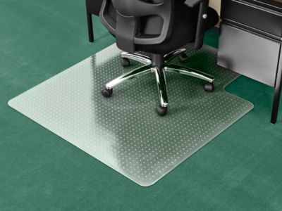 Carpet Chair Mat - No Lip, 36 x 36, Clear - ULINE - H-4522