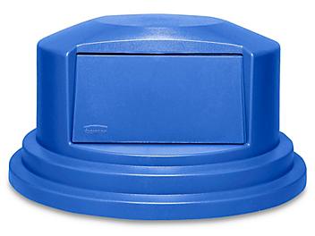 Rubbermaid&reg; Brute&reg; Trash Can Dome Lid - 55 Gallon, Blue H-1475BLU