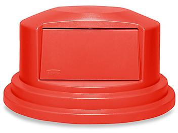 Rubbermaid&reg; Brute&reg; Trash Can Dome Lid - 55 Gallon, Red H-1475R
