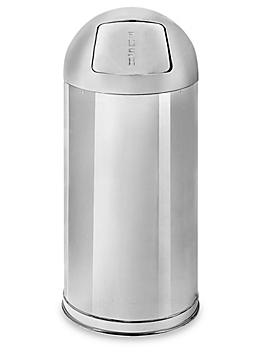 Steel Domed Trash Can - 15 Gallon H-1476