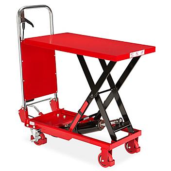 Uline Manual Lift Table - Standard, 330 lb, 27 x 18" H-1485