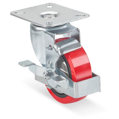 Caster for Lift Table - Swivel with Brake, 4" H-1485SWIVEL