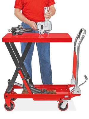 Uline Manual Lift Table - Standard, 32 x 20