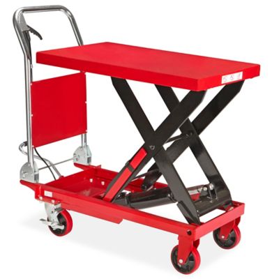 Uline Manual Lift Table - Standard, 32 x 20", 1,100 lb H-1487
