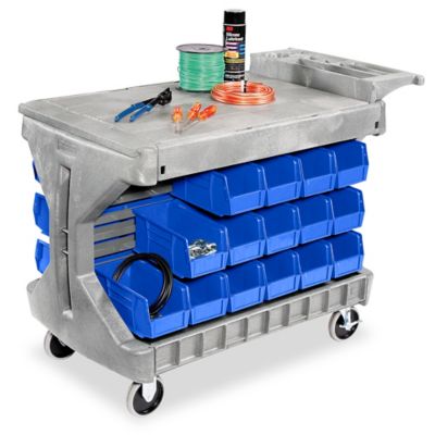 Storage Bin Carts, Rolling Bin Carts in Stock - ULINE - Uline