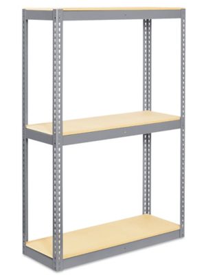 Wide Span Storage Rack - Particle Board, 60 x 24 x 72 H-1526 - Uline