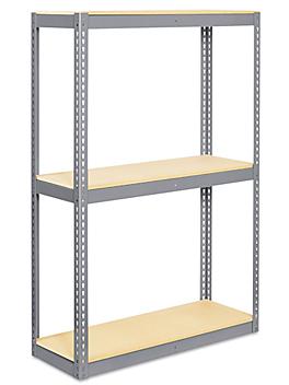 Wide Span Storage Rack - Particle Board, 48 x 18 x 72" H-1523