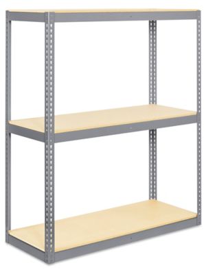 Stainless Steel Wire Shelving Unit - 60 x 24 x 72 H-4298 - Uline