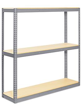 Wide Span Storage Rack - Particle Board, 72 x 18 x 72" H-1527