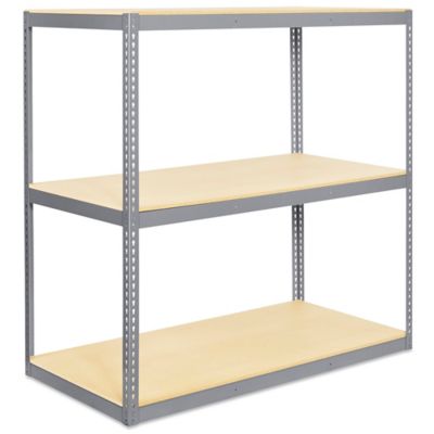 Wide Span Storage Rack - Particle Board, 60 x 24 x 72 H-1526 - Uline