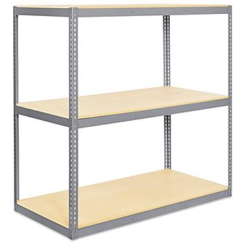 Wide Span Storage Rack - Particle Board, 72 x 36 x 72" H-1529