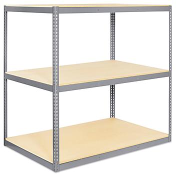 Wide Span Storage Rack - Particle Board, 72 x 48 x 72" H-1530