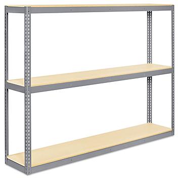 Wide Span Storage Rack - Particle Board, 96 x 18 x 72" H-1531
