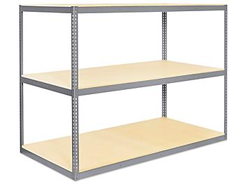 Wide Span Storage Rack - Particle Board, 96 x 48 x 72" H-1534