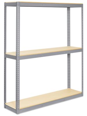 Wide Span Storage Rack - Particle Board, 72 x 18 x 84" H-1537