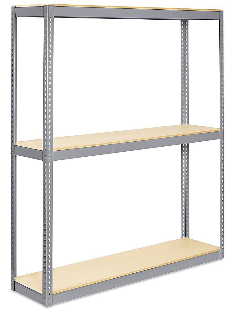 Wide Span Storage Rack Particle Board, How To Put Together Uline Shelves