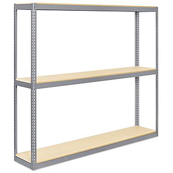 Wide Span Storage Rack - Particle Board, 96 x 18 x 84" H-1538