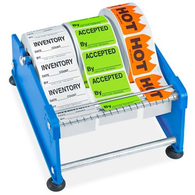 New Uline Economy Label Dispenser 12 H-586 Holds 1 Core Labels