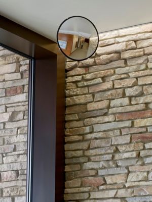 Convex Safety Mirror - 12" Glass, Indoor H-1547-I