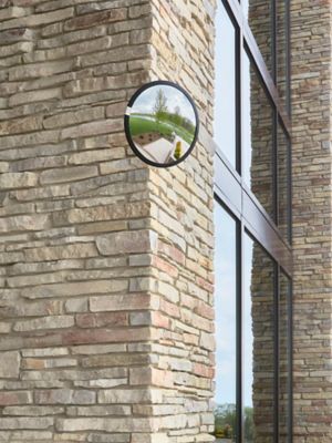 Convex Safety Mirror - 12" Acrylic, Outdoor H-1547-O