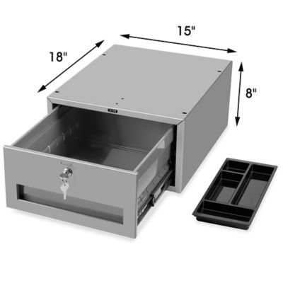 Packing Table Locking Drawer - 18 x 15 x 8 H-1550 - Uline