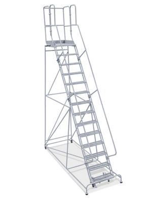 14 step store rolling ladder