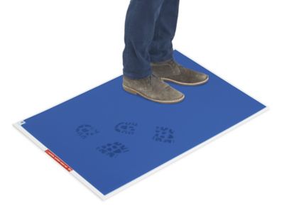 Clean Mat Sheets with Frame - 24 x 36", Blue H-1567BLU