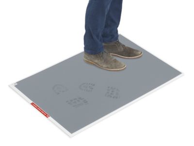 Clean Mat Sheets with Frame - 24 x 36", Gray H-1567GR