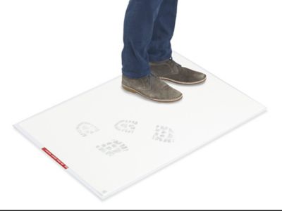 Clean Mat Sheets with Frame - 24 x 36", White H-1567W