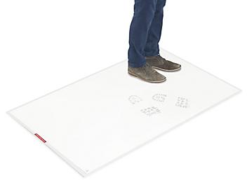 Clean Mat Sheets with Frame - 36 x 60", White H-1568W