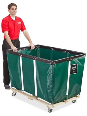 Vinyl Basket Truck - 20 Bushel, Green H-1580G