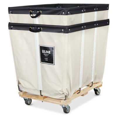 Global Industrial™ Basket Bulk Truck, Canvas, 12 Bushel Capacity