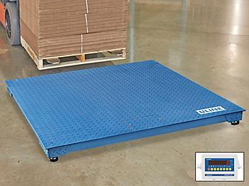Low Profile Floor Scale - 5 x 5', 5,000 lbs x 1 lb H-1607