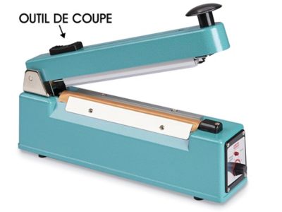 Tabletop Impulse Sealer with Cutter - 8" H-161