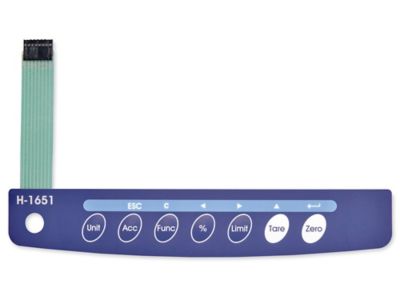 Keypad Overlay for Uline Easy-Count Scale H-1651-353