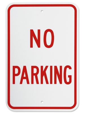 Enseigne – « No Parking », 12 x 18 po