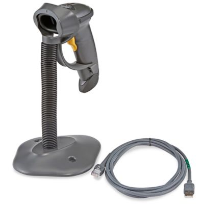 Zebra Symbol LS2208 1D Corded Barcode Scanner - Black H-1670BL - ULINE