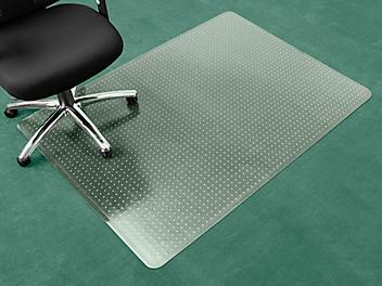 Carpet Chair Mat - No Lip, 46 x 60", Clear H-1694