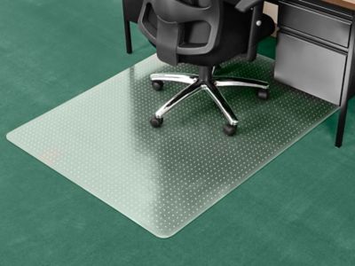  HARRITPURE 46x36 Office Chair Mat Tempered Glass Carpet Chair  Mats for Hardwood Floor Oversized Clear Computer Chair Mats Easy Cleaning  Mat Used on Swivel Chairs Ceramic Tile Carpet : Office