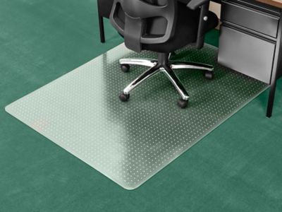 Carpet Chair Mat - No Lip, 36 x 36, Clear - ULINE - H-4522